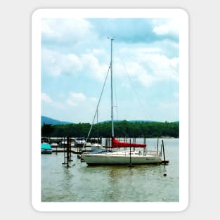 Cold Springs NY - Docked On The Hudson River Sticker